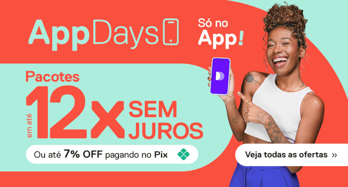 Day Com Decolar lança App Days, com pacotes de viagem em até 12 vezes sem juros