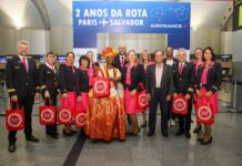 Voo Paris–Salvador completa dois anos com celebrações da Bahia e Air France