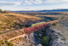 Trem Patagônico conecta o litoral à Cordilheira dos Andes