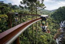 Parque do Caracol anuncia tirolesa motorizada em curva